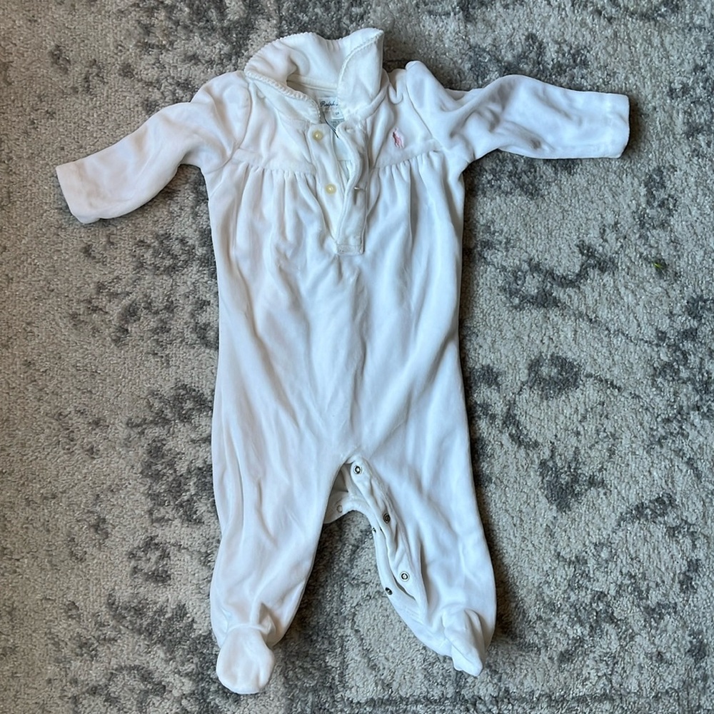Ralph Lauren One-Piece Sleeveless Fleece Coverall